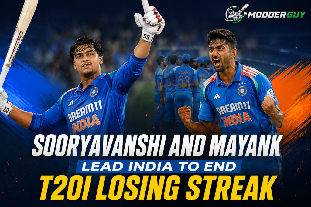 Sooryavanshi and Mayank Lead India to End T20I Losing Streak Sooryavanshi and Mayank Lead India to End T20I Losing Streak
